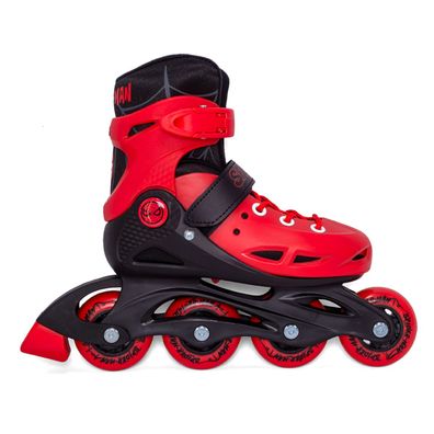 Marvel Spider Man Kinder Rollschuhe Inline Hard Boot mit PU Rollen und Klettversch
