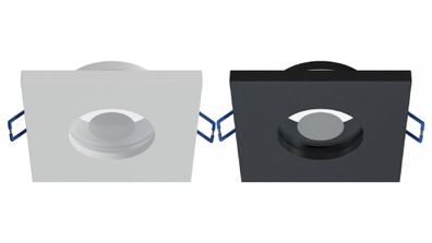 LED Labs BONA Deckenleuchte für GU10 Einbaurahmen quadratisch IP44 Ø 60 mm Bohrloch