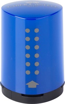 Faber Castell Einfachspitzdose Dreieck Grip 2001 blau/rot