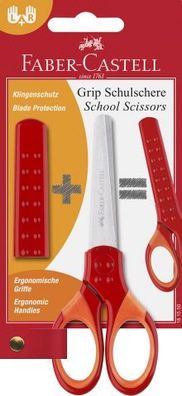 Faber Castell Schulschere Grip 14 cm rot