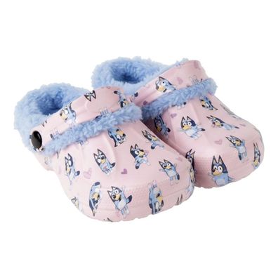Bluey Kinder Hausschuhe Clogs mit Fleecefutter rutschfest