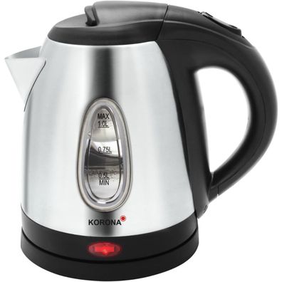 KORONA Wasserkocher 1 Liter mit 2000 Watt und 360° Basisstation