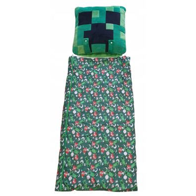 Minecraft Kinderschlafsack 130 × 60 cm mit Reißverschluss