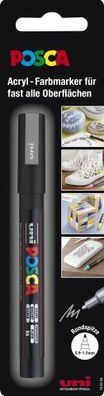 Faber Castell Marker UNI POSCA PC-3M 0,9-1,3 silber Blister