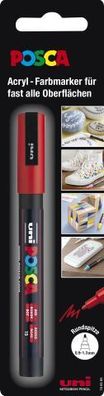 Faber Castell Marker UNI POSCA PC-3M 0,9-1,3 rot Blister