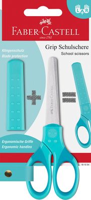 Faber Castell Schulschere Grip 14 cm türkis