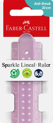 Faber Castell Lineal 30 cm bruchsicher Sparkle