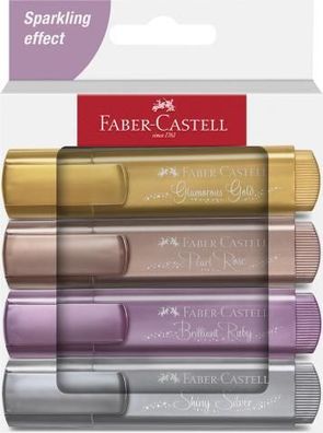 Faber Castell Textmarker TL 46 1-5 mm Metallic 4er