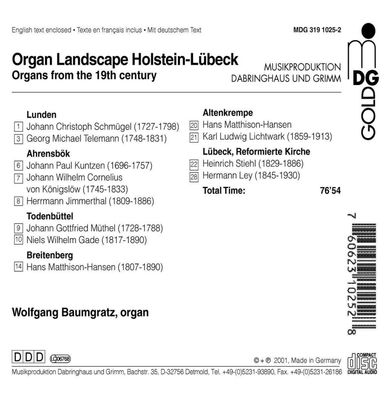 Orgellandschaft Holstein/Lübeck Vol.2 - jpc Schallplatten - (