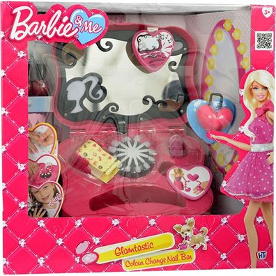 Barbie And Me Glamtastic Colour Change Nail Bar Playset