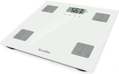 Teraillon Peronen Fitnesswaage weiss