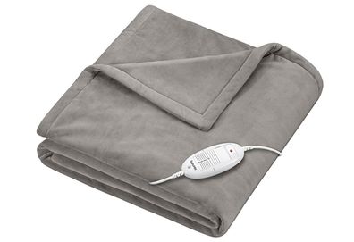 BEURER HD75 Wärmezudecke Abschaltautomatik 100W 180x130cm grau