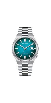 Citizen Automatik Armbanduhr NJ0151-88X Türkis Edelstahl