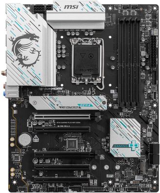 MSI B760 GAMING PLUS WIFI DDR4 LGA1700 mATX MB 4xDDR4 4xSATA 2xM.2