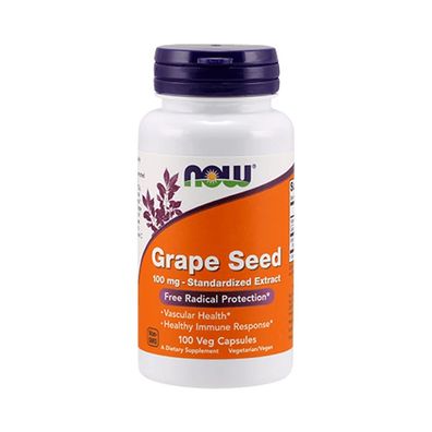Now Foods Grape Seed 100 mg Standardized Extract (100 vcaps)