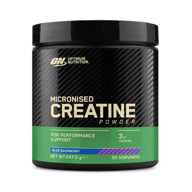 Optimum Nutrition Micronised Creatine Powder - flavoured (247.5g) Blue Raspberry