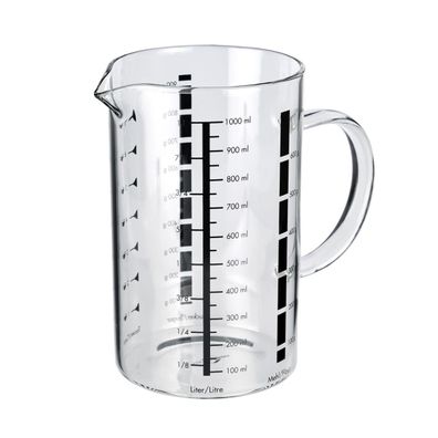 Küchenprofi Messbecher 1 Liter Glas