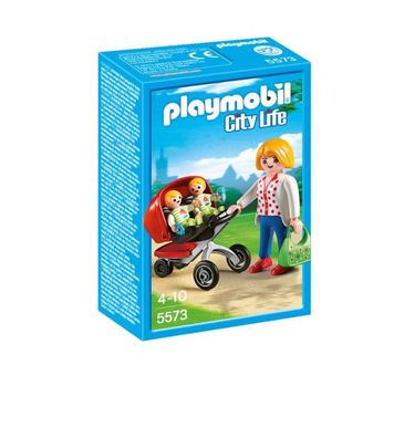 Playmobil, Zwillingskinderwagen, City Life, 5573