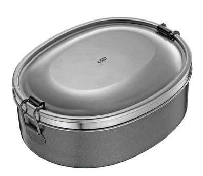 Cilio Lunch Box MONTE oval, anthrazit