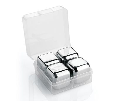 Cilio Kühlwürfel STEEL - 4er Set