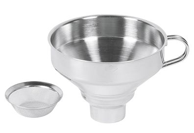 Küchenprofi Trichter Edelstahl mit Sieb 9cm Ø13cm