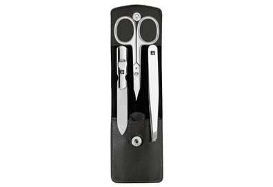 Zwilling Maniküre-Etui Classic Inox 3tlg. Leder schwarz