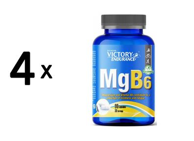 4 x Weider Victory Endurance MgB6 (90 Caps)