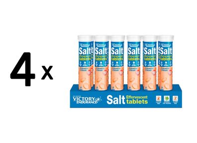 4 x Weider Victory Endurance Salt Effervescent (12x15 Tabs) Citrus