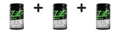 3 x Zec+ Creatine Monohydrate (500g)