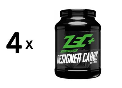 4 x Zec+ Designer Carbs (1000g) Unflavored