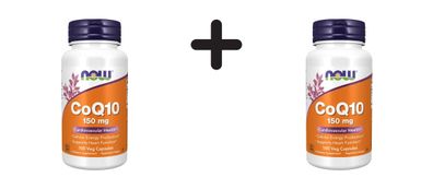 2 x Now Foods CoQ10 150mg (100 vcaps)