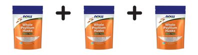 3 x Now Foods Whole Psyllium Husks (454g)