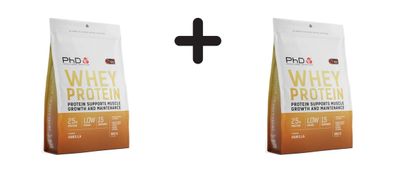 2 x PhD Whey Protein (500g) Vanilla