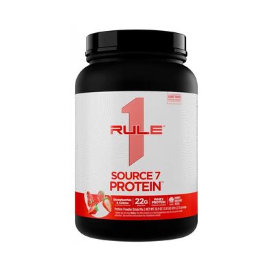 Rule1 R1 Source7 Gelato Protein (2lbs) Strawberries and Creme