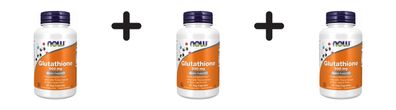 3 x Now Foods Glutathione 500mg (60 vcaps)