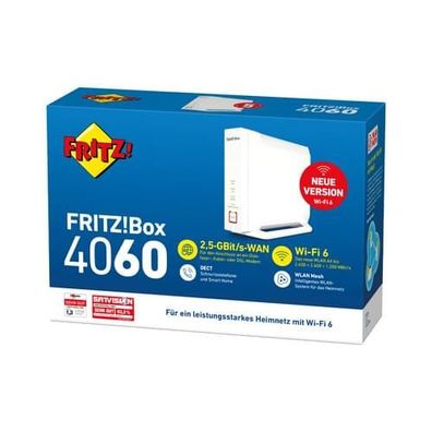 AVM FRITZ!Box 4060 WLAN Router 2.4 GHz, 5 GHz 6000 MBit/s