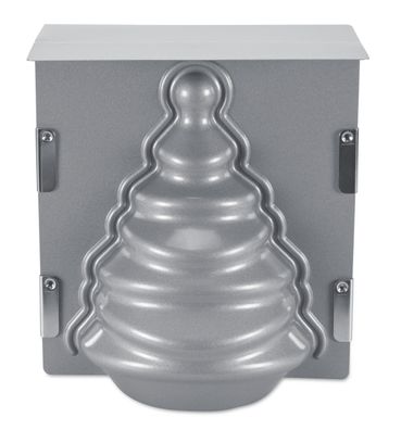 Städter Tannenbaum 19 x 21 x 13 cm Silber 3D-Backform