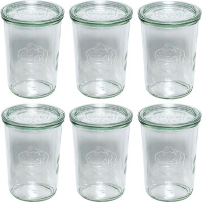 Weck Sturzglas 850ml mit Deckel, ohne Dichtung und Klammern