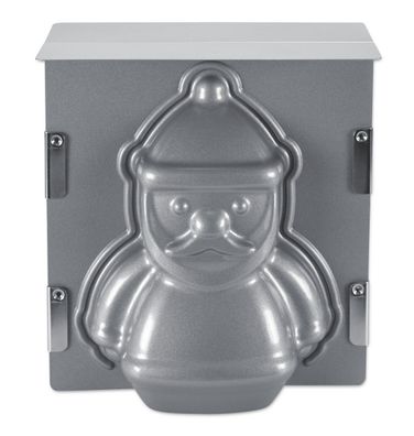 Städter Santa Claus 19 x 21 x 12 cm Silber 3D-Backform