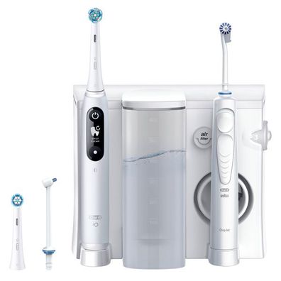 Oral-B Center OxyJet Reinigungssystem - Munddusche + Oral-B iO6
