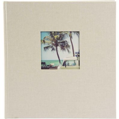 Goldbuch Bella Vista sandgrau 30x31 100 weiße Seiten 31723