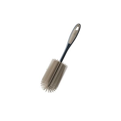 Kochblume Silikon Spülbürste taupe