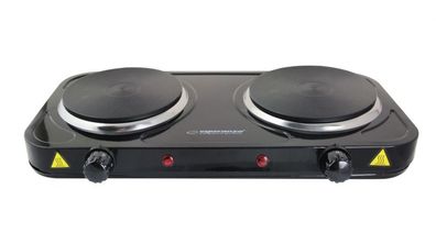 Esperanza EKH010K Elektroherd, oben, 2 Heizfelder, schwarz