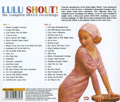 Lulu: Lulu: Shout! Complete Decca Record. - - (CD / S)