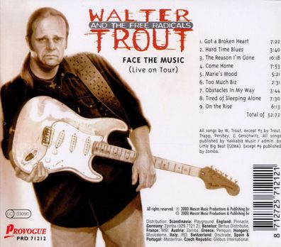 Walter Trout: Walter Trout: Face The Music - Live On Tour