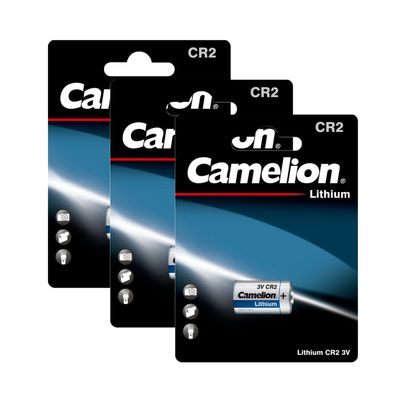 3x Camelion CR2 Photo Spezial Batterie Foto Kamera Lithium 3V DL CR 2