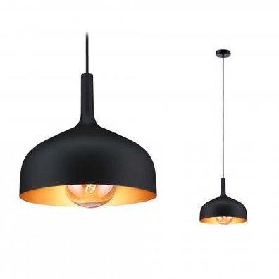 Paulmann 77062 Pendelleuchte Neordic Embla II Schwarz Gold E27