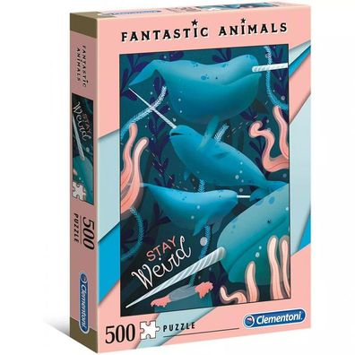 Clementoni 500Pcs. Puzzle Fantastic Animals 35070 X