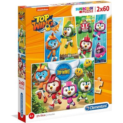 Clementoni 2X60Pcs. Puzzle Top Wing 21610 X6