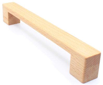 Möbelgriffe BA 96 - 416mm Küchengriff Buche massiv Holzgriff Küche Schrankgriff